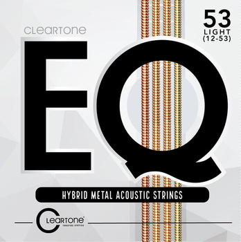 Struny Cleartone EQ Hybrid Metal Acoustic Light 12-53