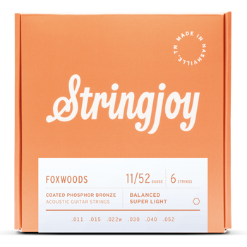 Struny do gitary akustycznej Stringjoy FOXWOODS Phosphor Bronze 11-52 (FW1152)