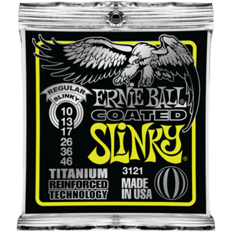 Struny Ernie Ball Coated Titanium RPS Regular Slinky 10-46 (3121)