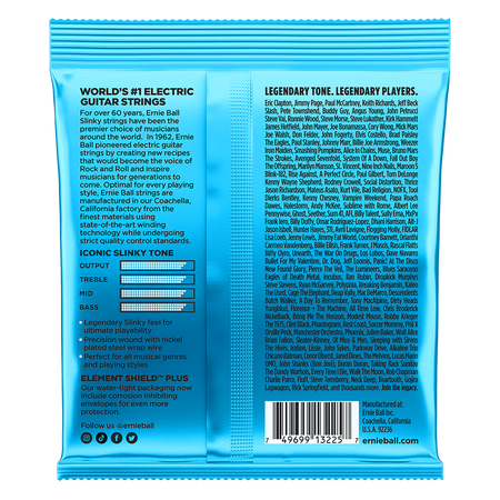3PACK Struny Ernie Ball Extra Slinky Nickel Wound Electric 8-38 3225