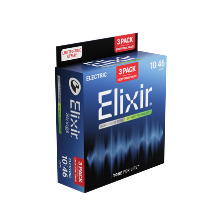 3PACK Struny Elixir Optiweb 10-46 Light NEW (16572)