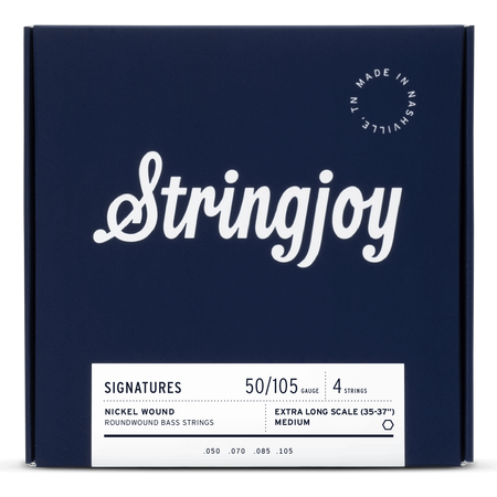Stringjoy BA50105XL struny do gitary basowej niklowane 50-105 4-str Extra Long
