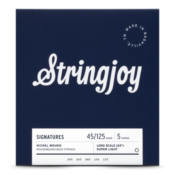 Stringjoy BA45125LS struny do gitary basowej niklowane 45-125 5-str