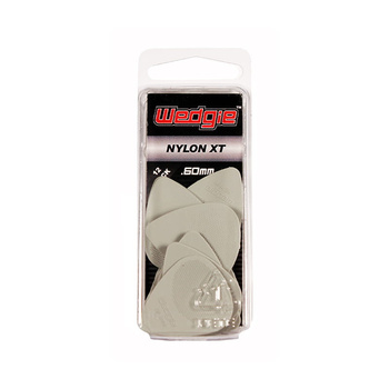 12 x kostka gitarowa profilowana z gripem Wedgie Nylon XT 0.60mm
