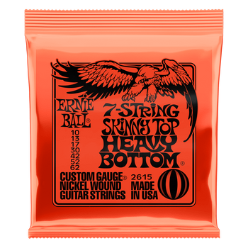 Struny Ernie Ball 7-string Skinny Top Heavy Bottom Slinky Nickel Wound 10-62 (2615)