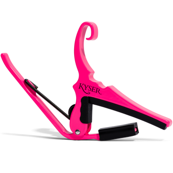 Kapodaster KYSER Quick Change do gitary akustycznej Neon Pink