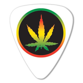 Kostka gitarowa Grover Allman Reggae Leaf .80mm