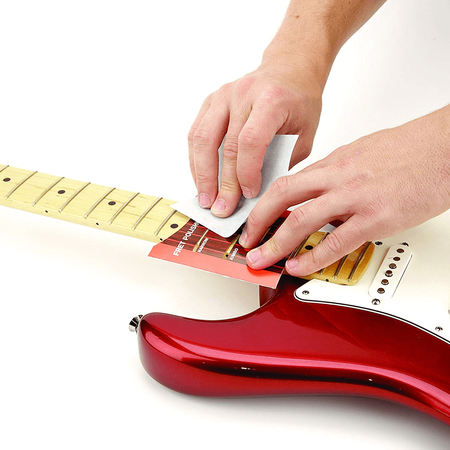 Ściereczki do polerowania progów z szablonem D'Addario Fret Polish Cloth PW-FRP