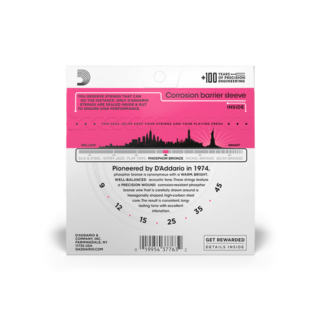 Struny D'Addario Phosphor Bronze Super Light 9-45 EJ23