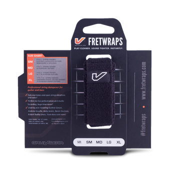 Opaska tłumiąca Gruv Gear Fretwraps Small czarna