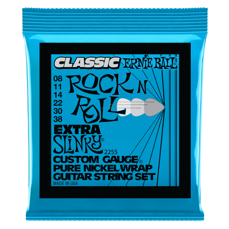 Struny Ernie Ball Classic Pure Nickel Super Slinky 8-38 (2255)