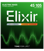 Struny Elixir NanoWeb 4-String 45-105 Light/Medium, Long Scale / Stainless Steel (14677)