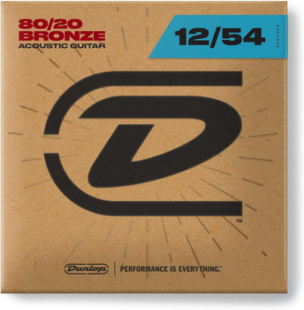 Struny Dunlop Acoustic Light 80/20 Bronze 12-54 (DAB1254)