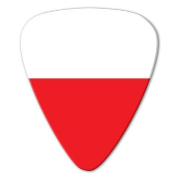 Kostka gitarowa Grover Allman World Flags Poland .80mm