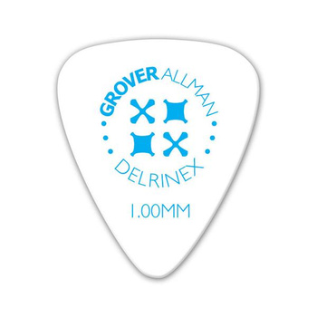 Kostka gitarowa Grover Allman Delrinex Pro White 1.00mm