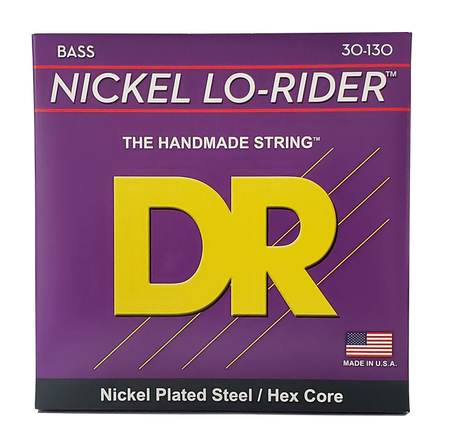 Struny DR Lo-Rider™ Nickel Plated 6-string 30-130 NMH6-130