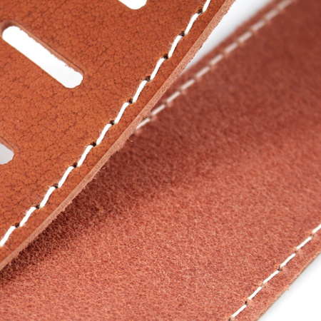 Pasek do gitary skórzany RICHTER Raw II Contour Torro Tan