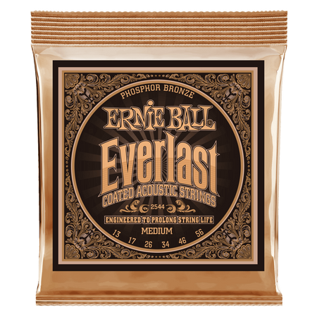 Struny powlekane Everlast Medium Coated Phosphor Bronze Acoustic 13-56 (2544)
