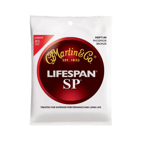 Struny Martin Acoustic Lifespan SP Phosphor Bronze Light 12-54 MSP7100