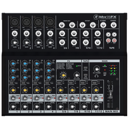 12 kanałowy analogowy mikser audio Mackie MIX 12 FX