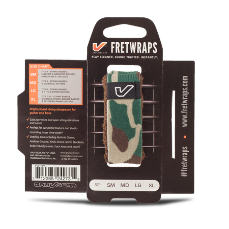 Opaska tłumiąca Gruv Gear Fretwraps Small moro
