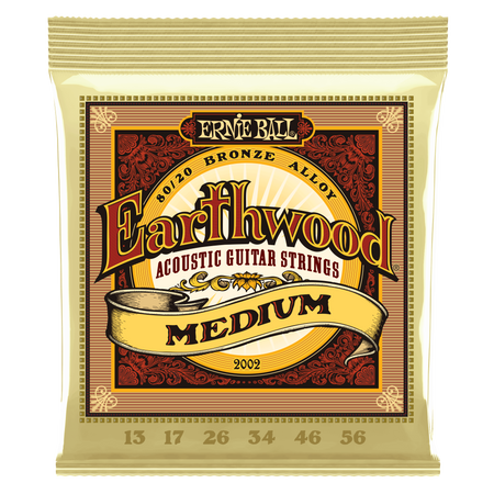 Struny Ernie Ball Earthwood Medium Accoustic 80/20 Bronze 13-56 (2002)