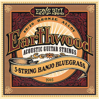 Struny Ernie Ball Earthwood 5-strings Banjo Bluegrass 9-20 (2063)