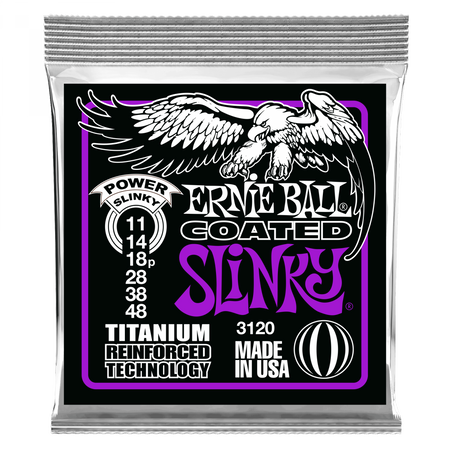 Struny Ernie Ball Coated Titanium RPS Super Slinky 11-48 (3120)