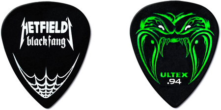 Zestaw 6 kostek gitarowych .94mm Dunlop James Hetfield Black Fang w kolekcjonerskiej puszce