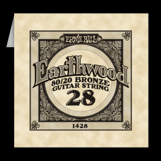 Struna .028 owijana Ernie Ball Earthwood 80/20 Bronze Acoustic (1428)