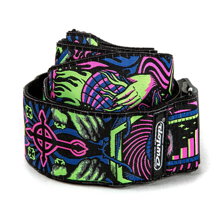 Pasek do gitary żakardowy Dunlop I LOVE DUST ILD01