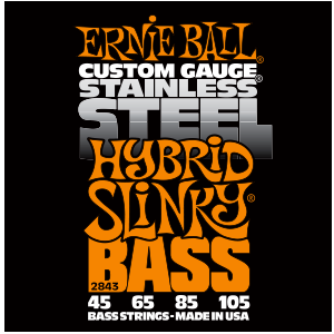 Struny Ernie Ball Stainless Steel Hybrid Slinky Bass 45-105 (2843)