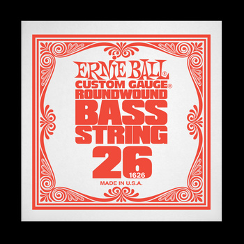 Struna .026 do gitary basowej Ernie Ball Bass Roundwound 1626
