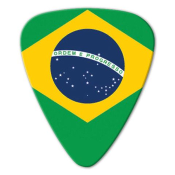 Kostka gitarowa Grover Allman World Flags Brasil .80mm