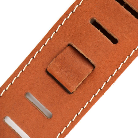 Pasek do gitary skórzany RICHTER Raw II Contour Waxy Suede Brown