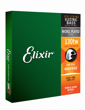 Struna Elixir NanoWeb .130L TW basowa B-6 Medium (15432)
