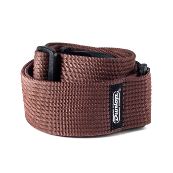 Pasek do gitary Dunlop Ribbed Cotton Brown D27-01BR
