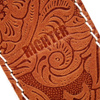 Pasek do gitary skórzany RICHTER Raw II Contour Western Rose Tan