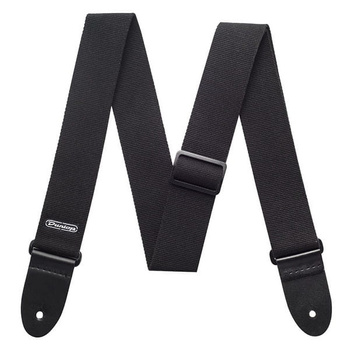 Pasek do gitary Dunlop Cotton Black D21-01BK