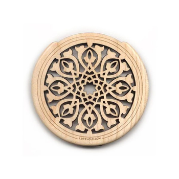 Zatyczka do otworu rezonansowego LuteHole z drewna klonowego 100mm #01