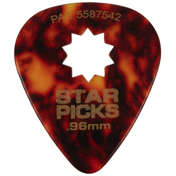 Kostka gitarowa Cleartone STAR PICKS Tortoise Shell 0.96mm