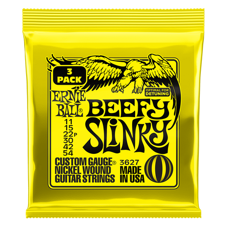 3-pack Struny Ernie Ball Beefy Slinky Nickel Wound 11-54 (3627)