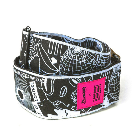 Pasek do gitary żakardowy Dunlop I LOVE DUST ILD11