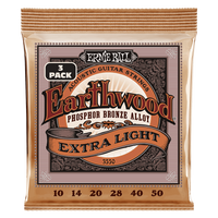 3-pack Struny Ernie Ball Earthwood Phosphor Bronze 10-50 (3550)