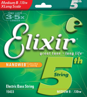 Struna Elixir NanoWeb .130XL TW basowa B-6 Medium (15433)