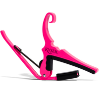 Kapodaster KYSER Quick Change do gitary akustycznej Neon Pink