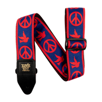 Pasek do gitary Ernie Ball Red And Blue Peace And Love Dove Jacquard (4698)