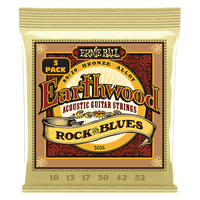 3-pack Struny Ernie Ball Earthwood Rock & Blues Acoustic 80/20 Bronze 10-52 (3008)