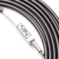 Przewód gitarowy kątowy HESU Black 3,05m