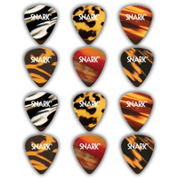 12 x Kostka gitarowa SNARK Neo Tortoise No Slip Grip 0.64